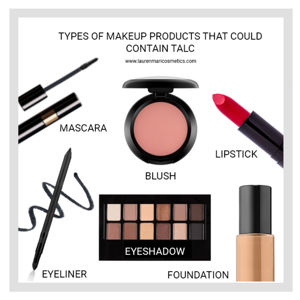 Talc in makeup products - Lauren Mari Cosmetics