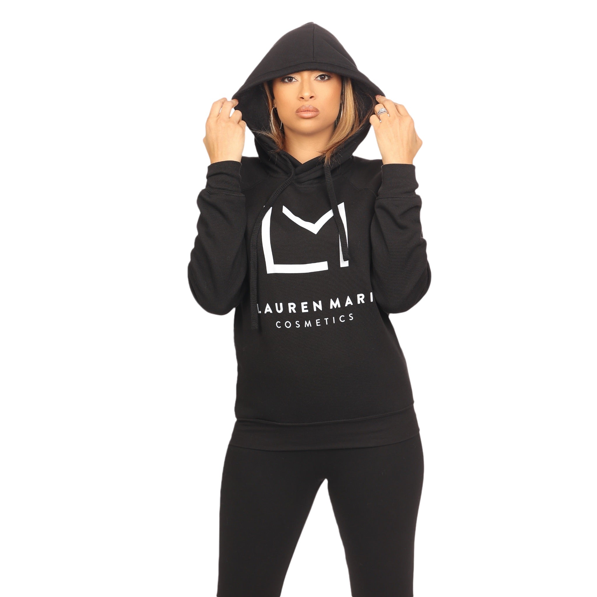 アンドマリー　Mary logo hoodie dress　ブラック EXCLUSIVE CLUB VIRGEN MARY HOODIE